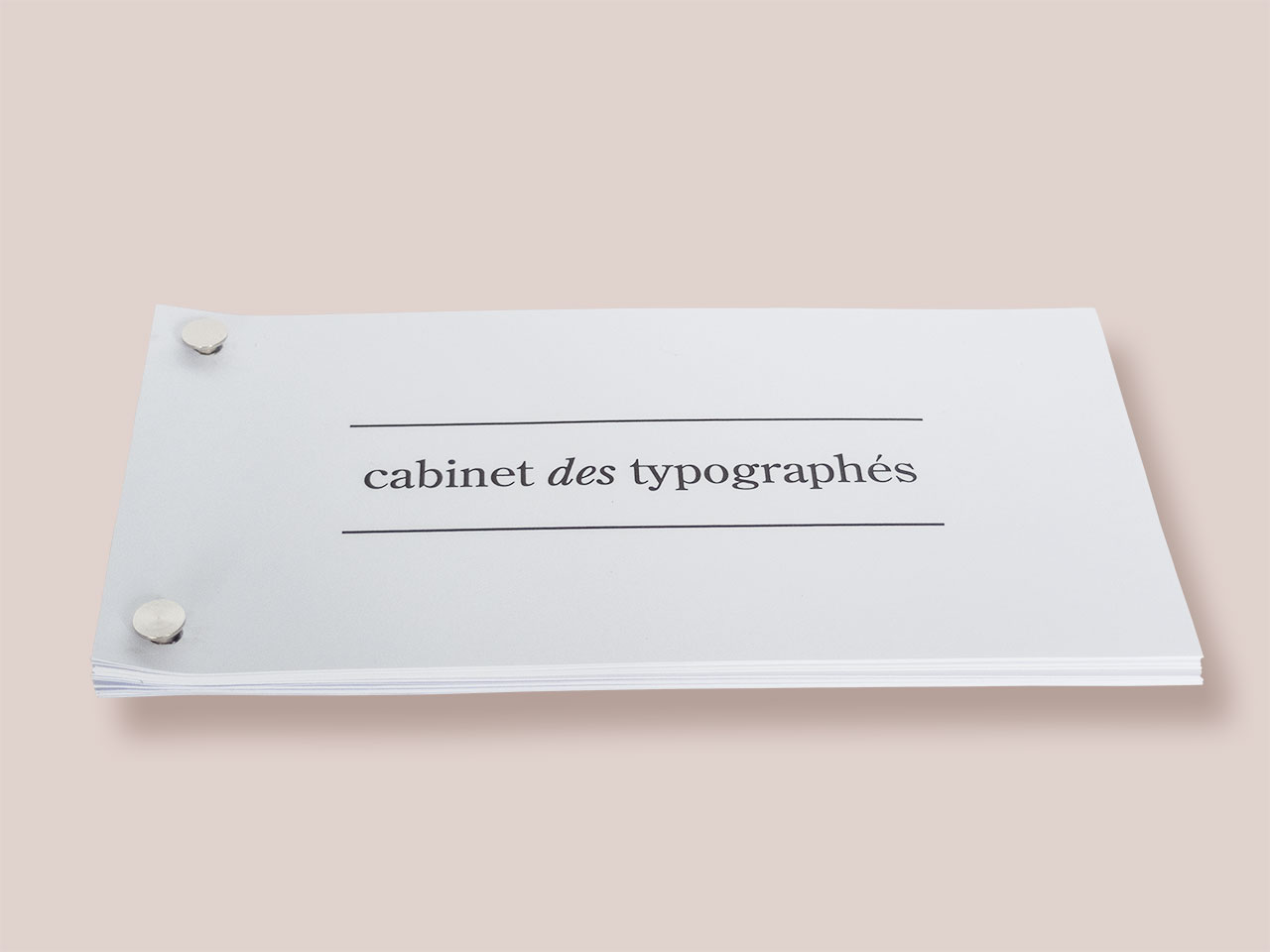 Cabinet des typographés 1